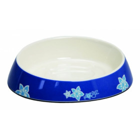 Rogz Bowls Blue Floral Купичка за храна или вода 200 мл в син цвят